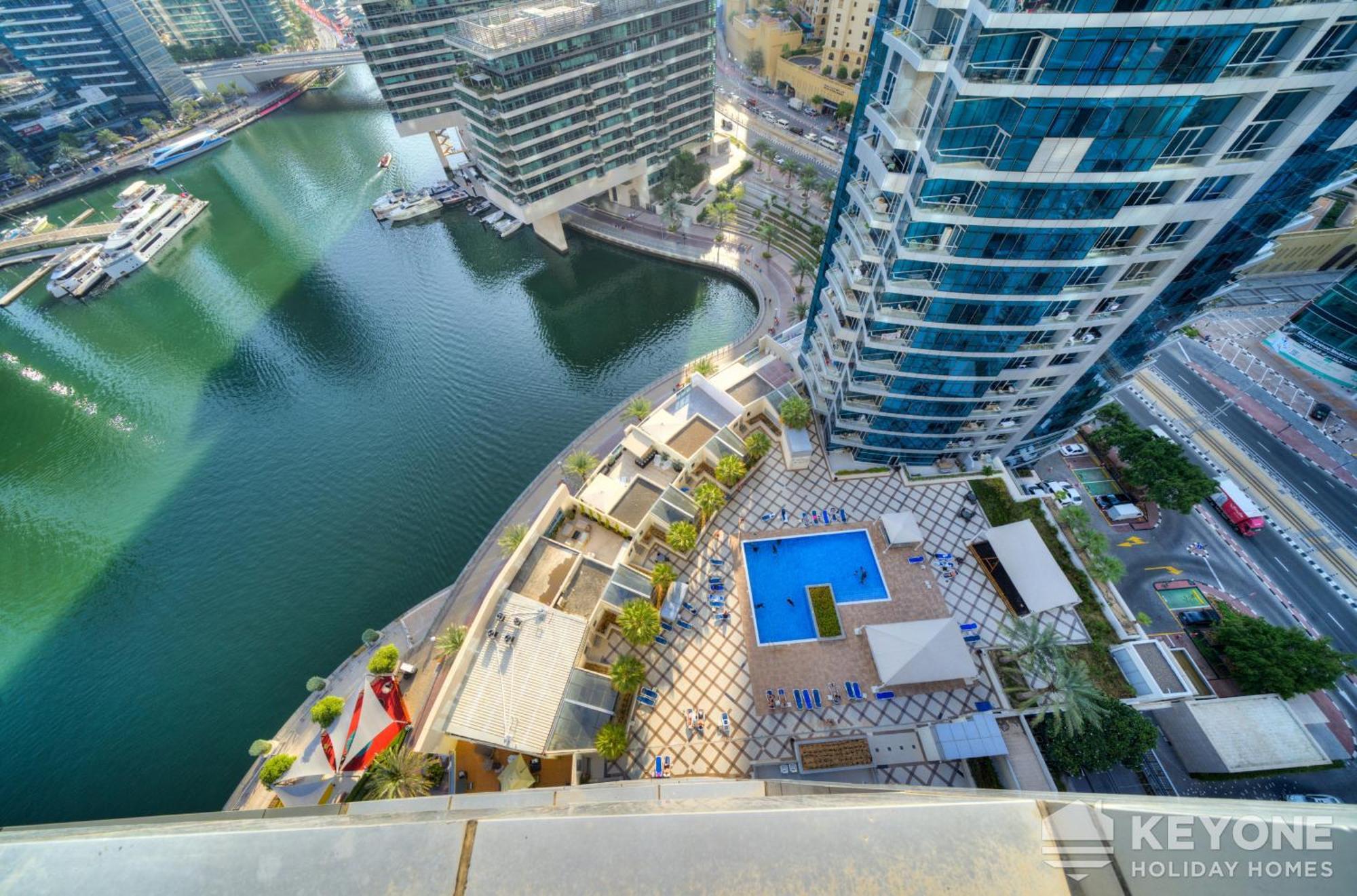 Contemporary One Bedroom With Full Marina View Dubai Eksteriør bilde